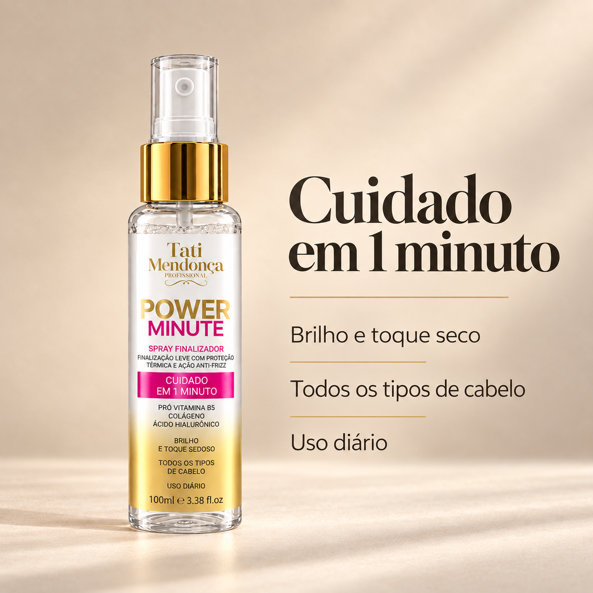 Spray Finalizador Bifásico Power Minute — 100 ml