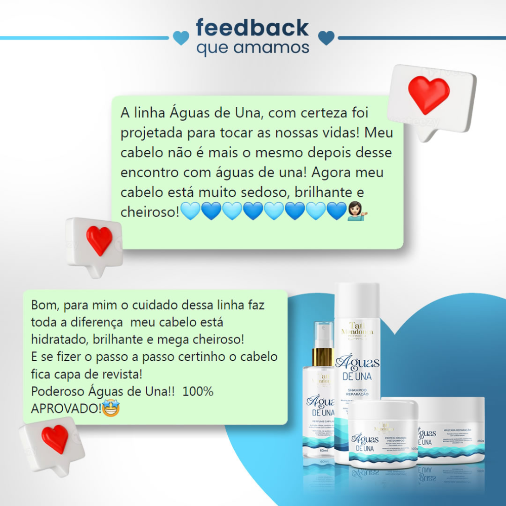 Perfume capilar /ativador de brilho Aguas de una 60ml