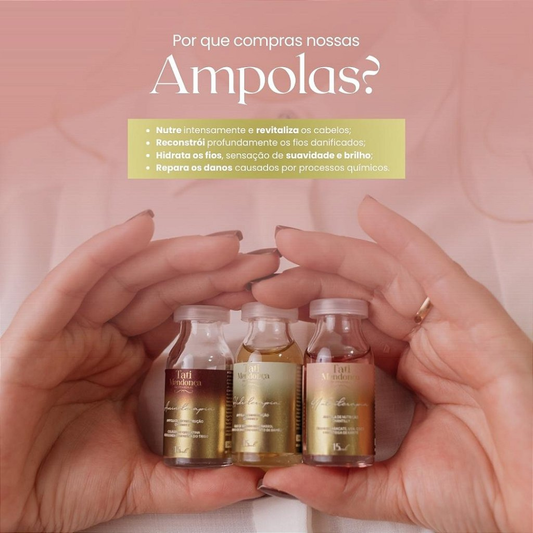 Kit Ampolas New Terapia - Cronograma completo