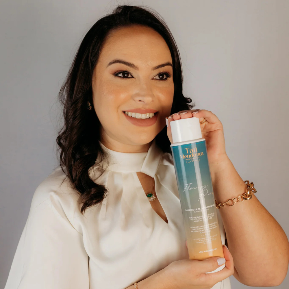 kit Shampoo e Máscara de alinhamento Capilar 500ml - New Terapy Pro | Tati Mendonça