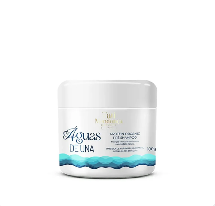 KIT Queridinho AGUAS DE UNA proteína100g /shampoo300ml/máscara250g/perfume60ml