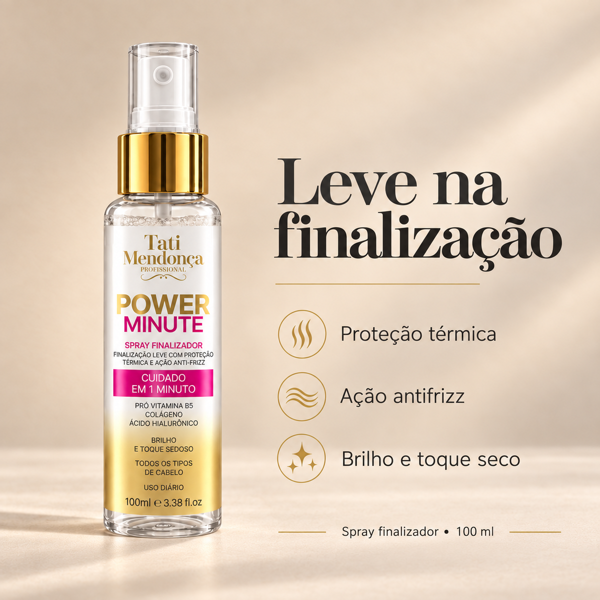 Spray Finalizador Bifásico Power Minute — 100 ml