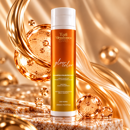 Shampoo Glow Color Color Protect – Limpeza Suave e Proteção da Intensidade da Cor 300 ml