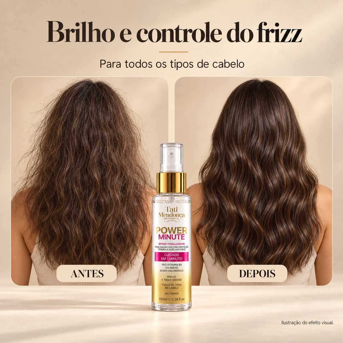 Spray Finalizador Bifásico Power Minute — 100 ml
