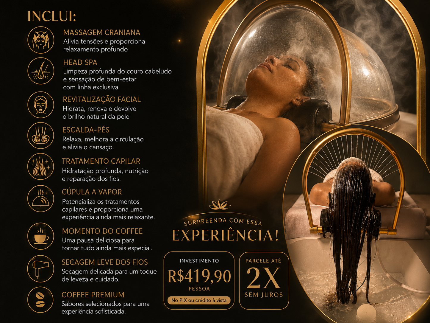 Head Spa Premium | Tati Mendonça